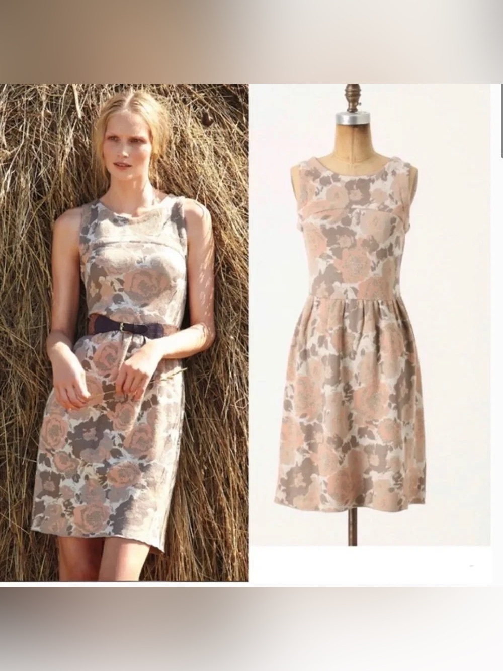 Anthropologie Knitted & Knotted Glinting Persica Sweater Dress